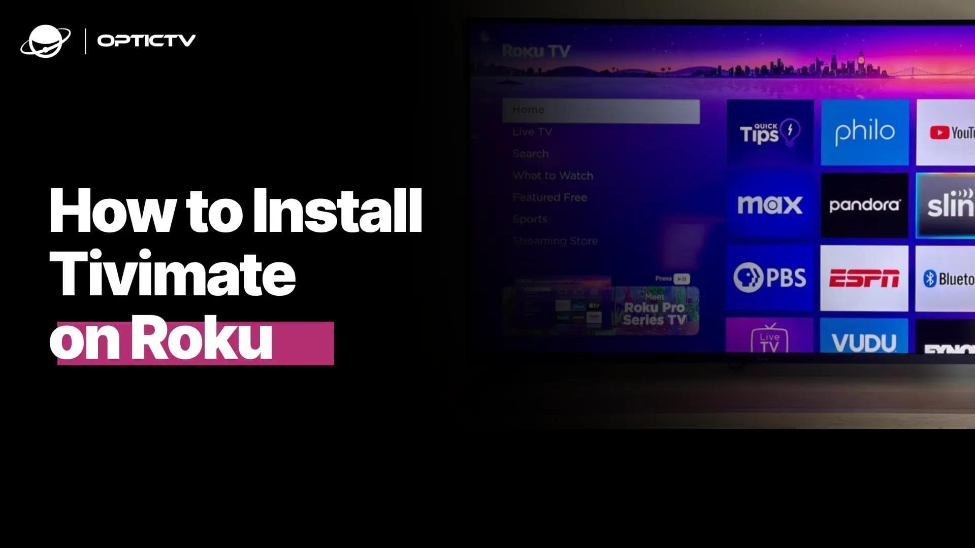 Tivimate on Roku